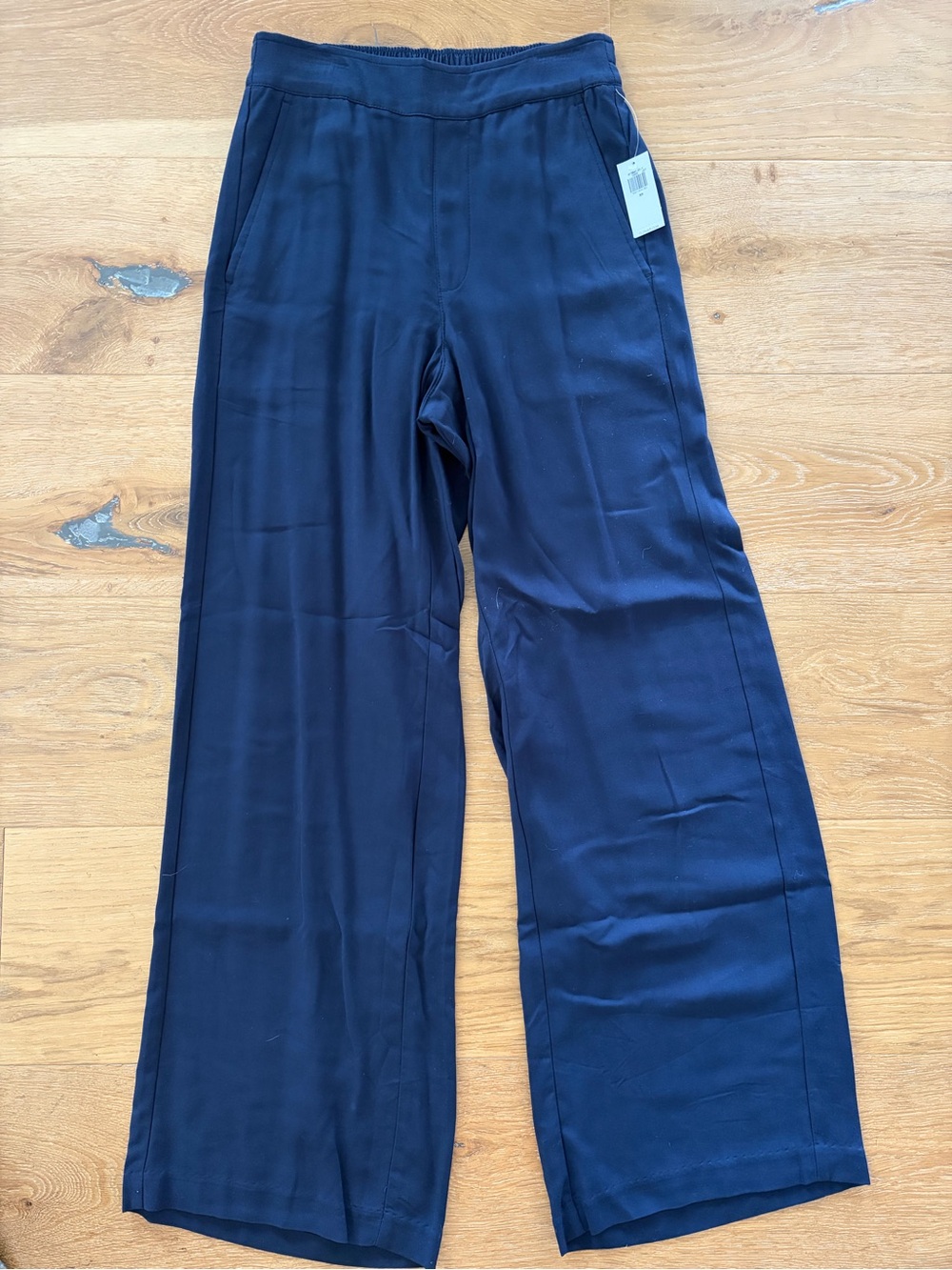 Old Navy Playa Elastic-Waist Wide Leg Pants in Navy